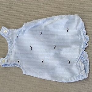 Vineyard Vines Seersucker romper